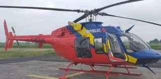 helicóptero corpoelec