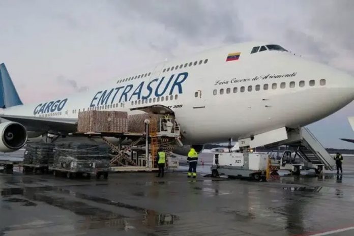 Avión retenido Argentina Conviasa Avión retenido Argentina