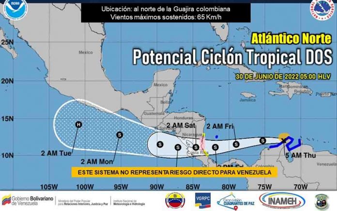 potencial ciclón tropical venezuela potencial ciclón tropical venezuela