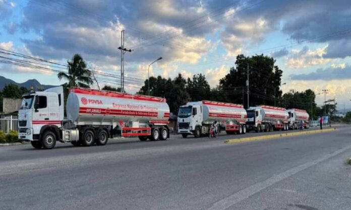 Pdvsa combustible gandolas