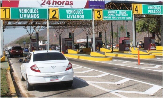 Aumento de tarifa de peajes Peajes Venezuela