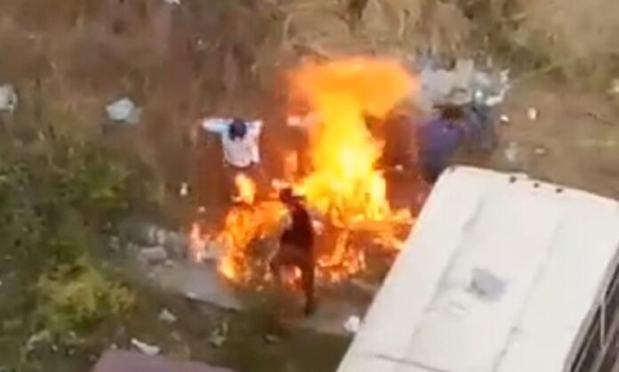 quemar vivo ciudad tiuna