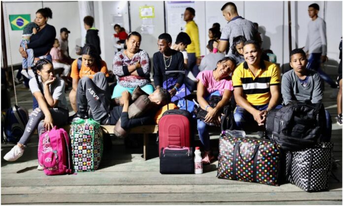 migrantes venezolanos brasil