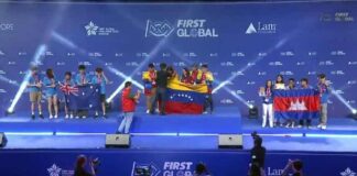 Team Venezuela Mundial First Global Challenge Singapur 2023