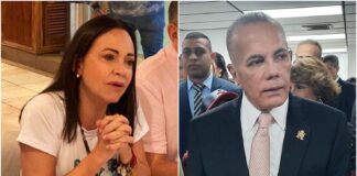 María Corina Machado y Manuel Rosales