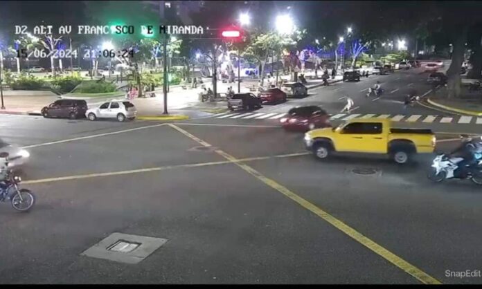 Chacao arrollamiento avenida Luis Roche