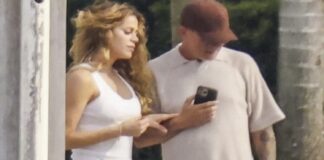 La pareja fue vista en plan muy cariñoso por la costa de Miami Beach, donde pasaron la tarde juntos y disfrutaron de una copa de vino. Fotos: Grosby Group.
