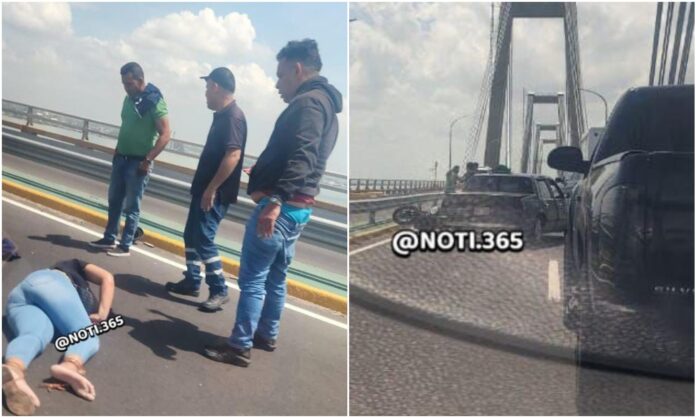 puente sobre el lago