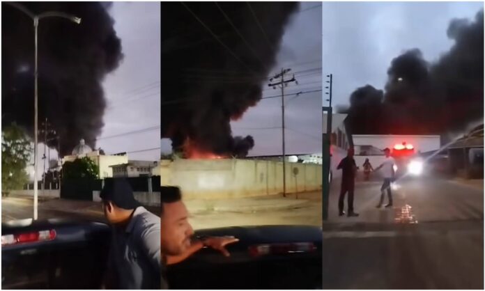 incendio zona industrial san francisco