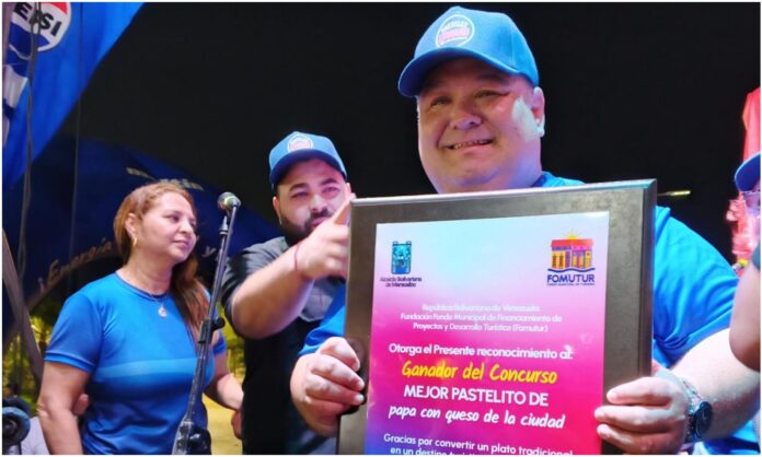 ganador del concurso el mejor pastelito de papa con queso
