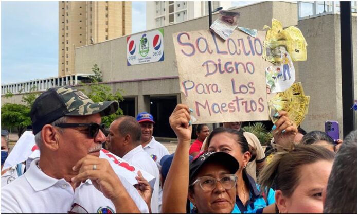 protesta maestros maracaibo