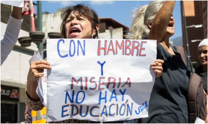 maestros protesta