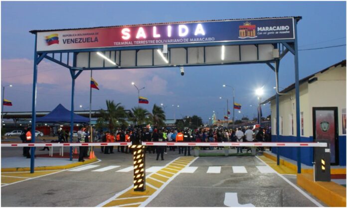 nueva garita del terminal de maracaibo