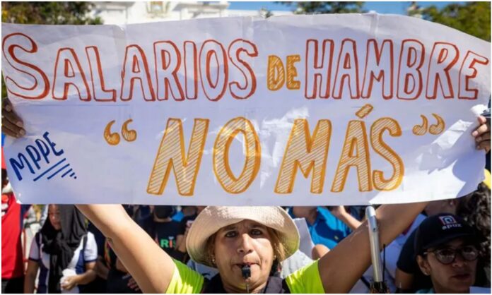 protesta salarios