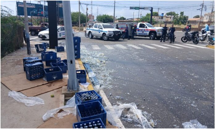 vuelco de camión