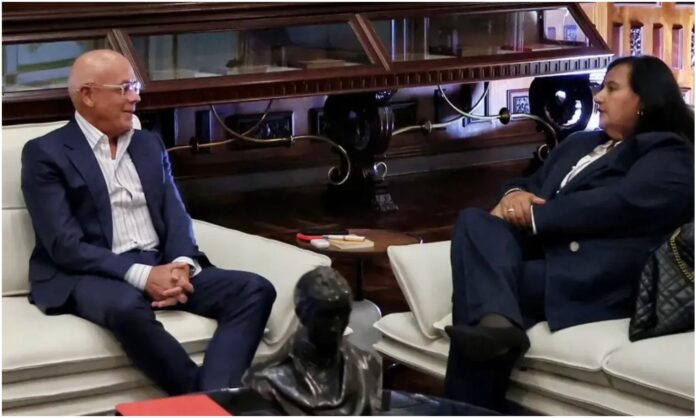 jorge rodríguez reunión con dinora figuera