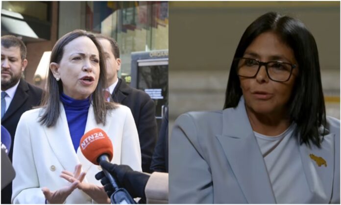 maría corina machado delcy rodríguez