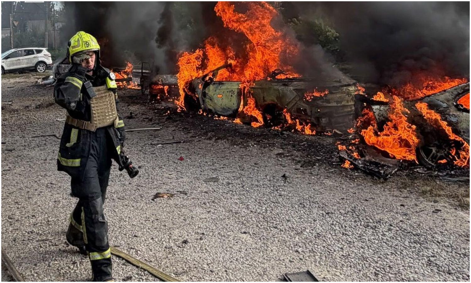 Ataques rusos con misiles y drones dejan al menos 19 heridos y dos niños muertos en Ucrania